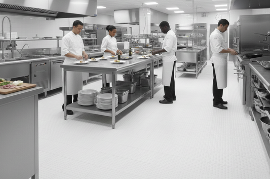 How PVC Tiles Solve Commercial Kitchen Problems