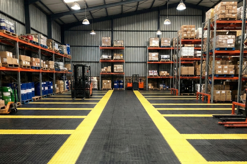 Using PVC Tiles for Storage & Warehouse Flooring