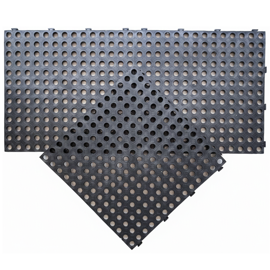 FloDrain Interlocking PVC Duckboard Drainage Tiles