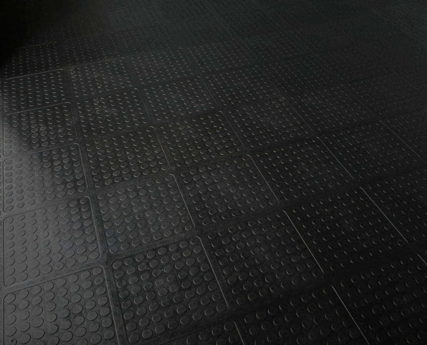 Installed Interlocking PVC Flooring Tiles