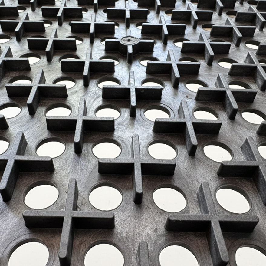 Interlocking PVC Duckboard Flooring Tiles